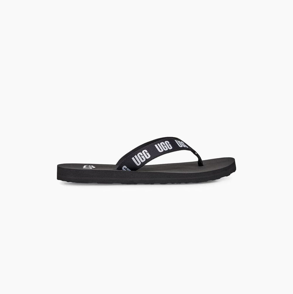 UGG Graphic Black Sandals for Women (CTBM16974)